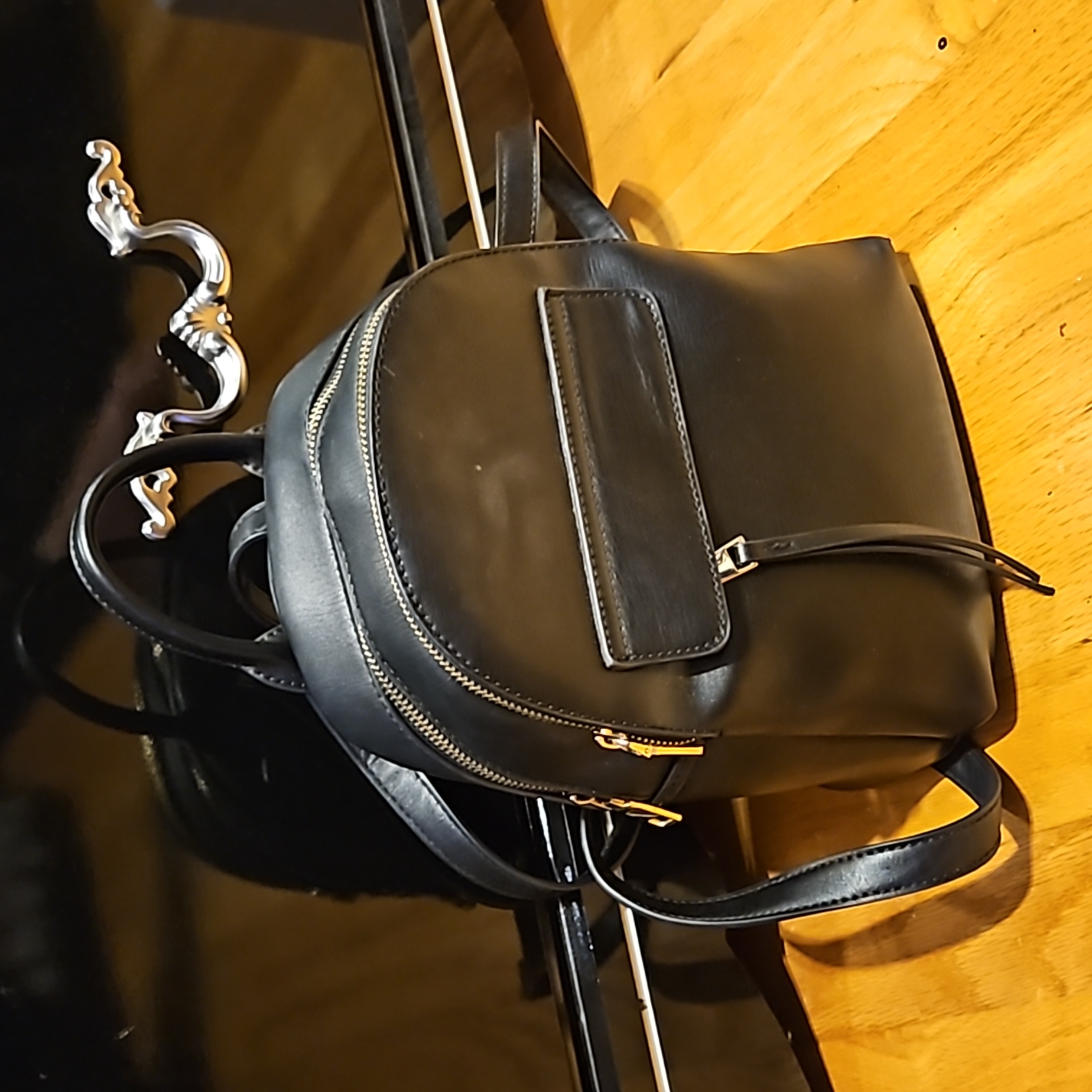 Black Small Backpack